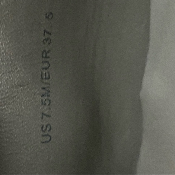 Vince Warner Nubuck zipper accent platform shoes size 7.5 - Picture 7 of 7